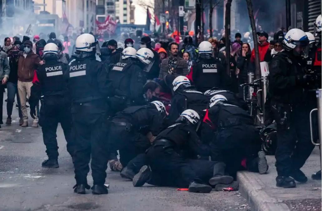 Palestine solidarity protester faces terrorism charges over Toronto demonstrations; A new bill raises press freedom concerns