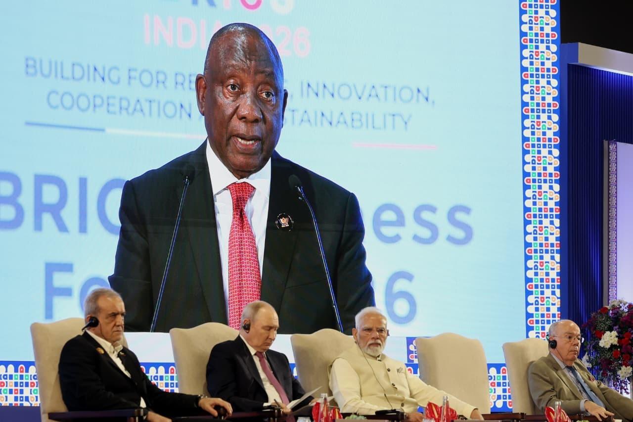 Cyril Ramaphosa urges Brics to end raw material dependency